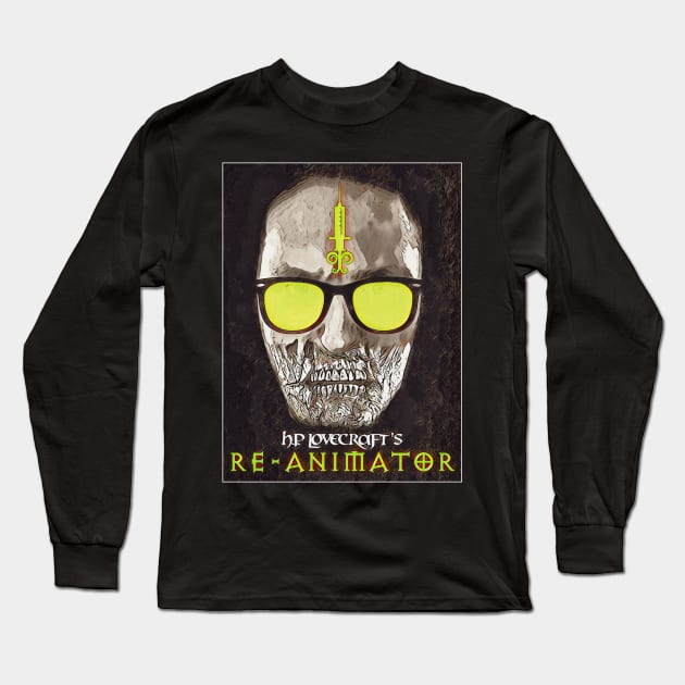 Herbert West Re-Animator Long Sleeve T-Shirt by radar180